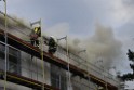 Dachstuhlbrand Koeln Poll Geislarerstr P032